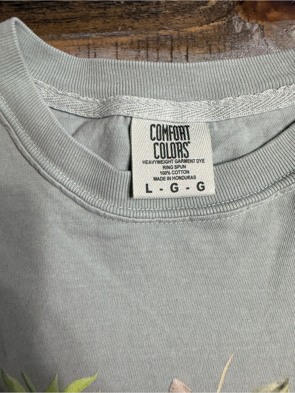 Comfort Colors Bay Tee with Strawberry Print - Picture 2 of 6